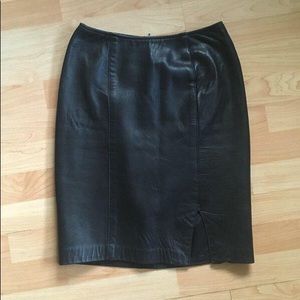 Leather Skirt
